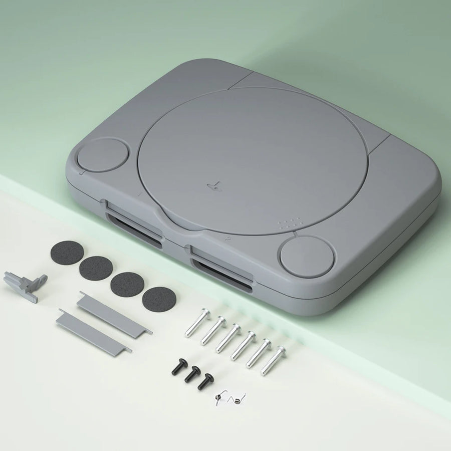 Transparent replacement shell for PSone, grey colour — image 19
