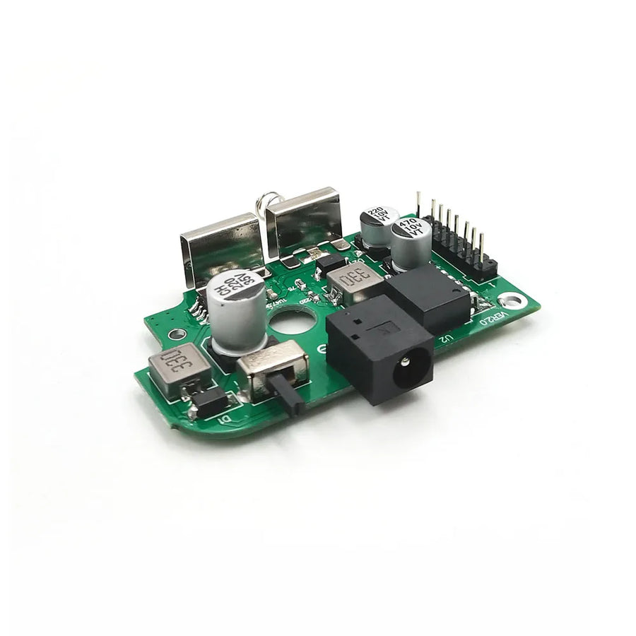 Close-up of a pre-soldered Game Gear board