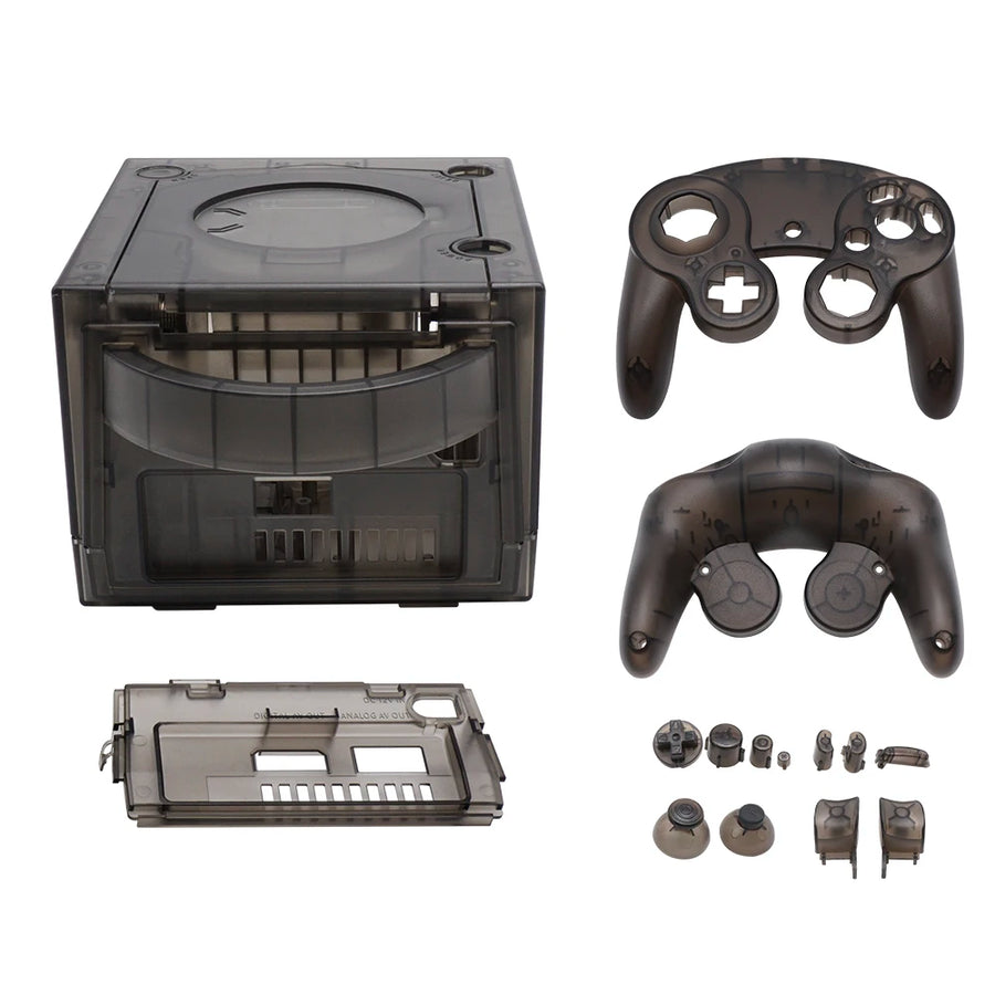 Shell for GameCube, translucent black, kit B version — image 33