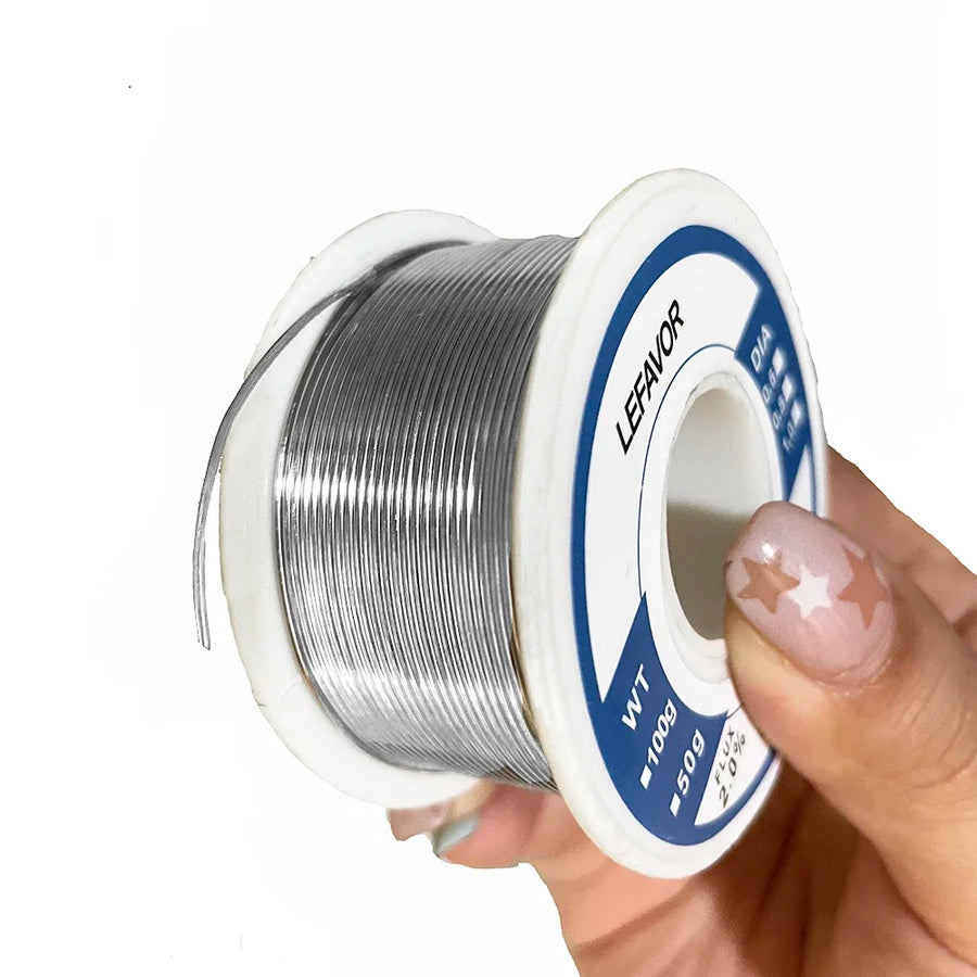 Bobine de fil à souder sans plomb à noyau de colophane pour réparation de console rétro — visuel 3