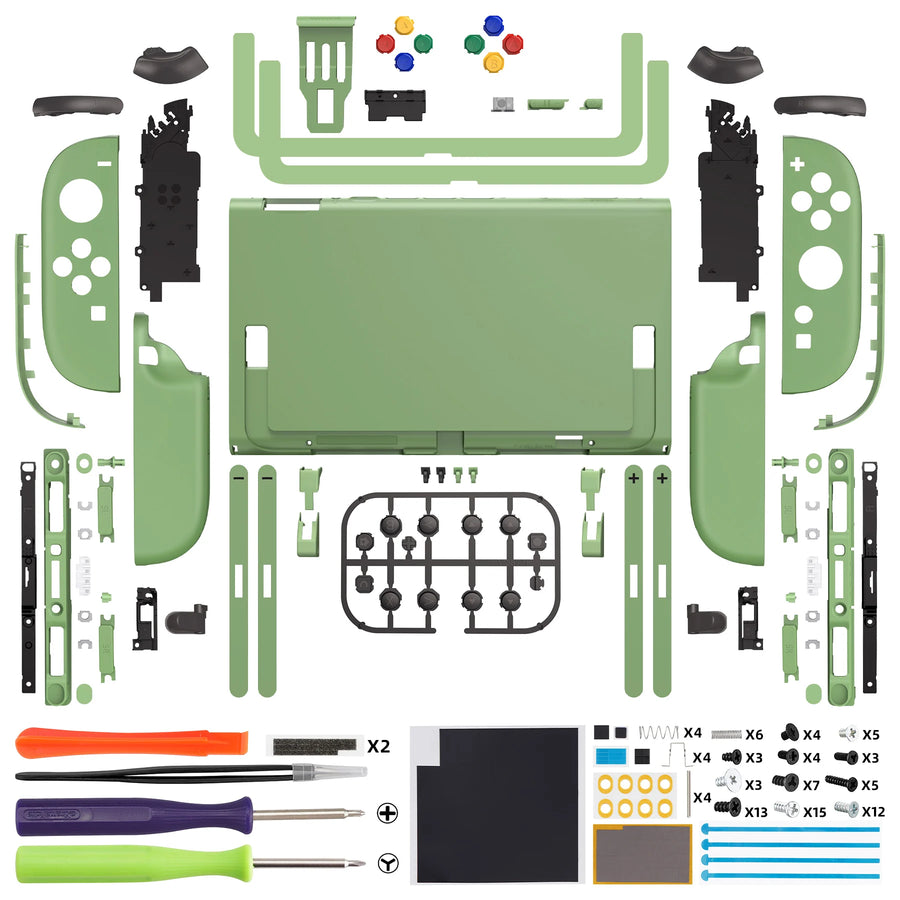 eXtremeRate shell with buttons for Joy-Con 2, Matcha green — image 32
