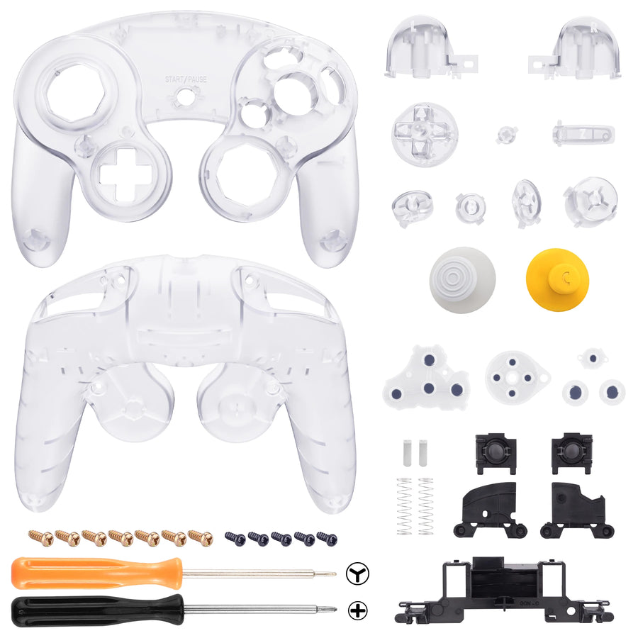 eXtremeRate Gehäuse für GameCube-Controller, Farbe Transparent — Bild 14