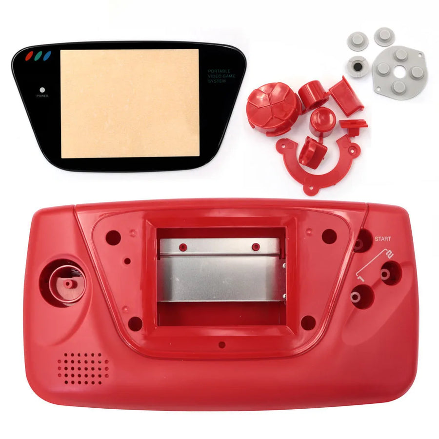 Komplettgehäuse Game Gear Hispeedido, Rot — Bild 15