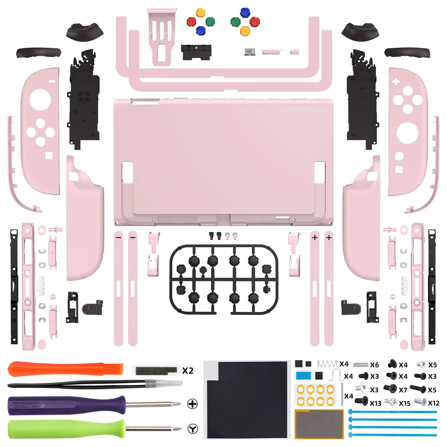 eXtremeRate shell with buttons for Joy-Con 2, Cherry blossom pink — image 36
