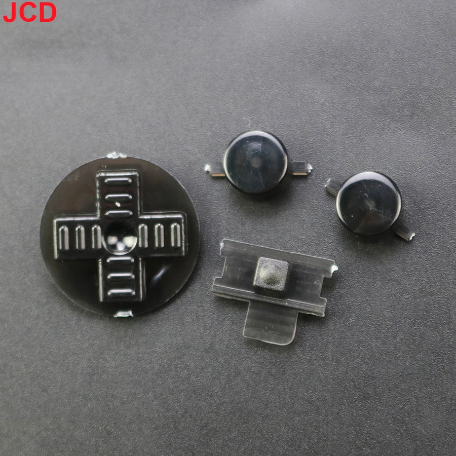 Kit de boutons A/B et croix directionnelle de remplacement pour Game Boy classique — Noir translucide