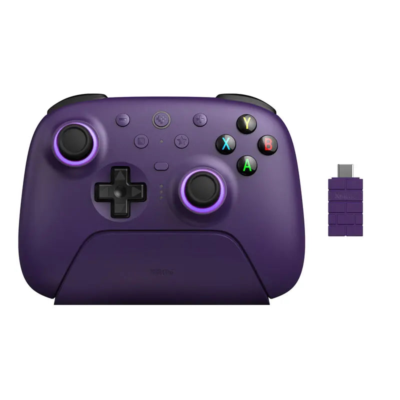 Manette sans fil 8BitDo Ultimate 2 pour PC et Android, sticks TMR et gâchettes à effet Hall commutables
