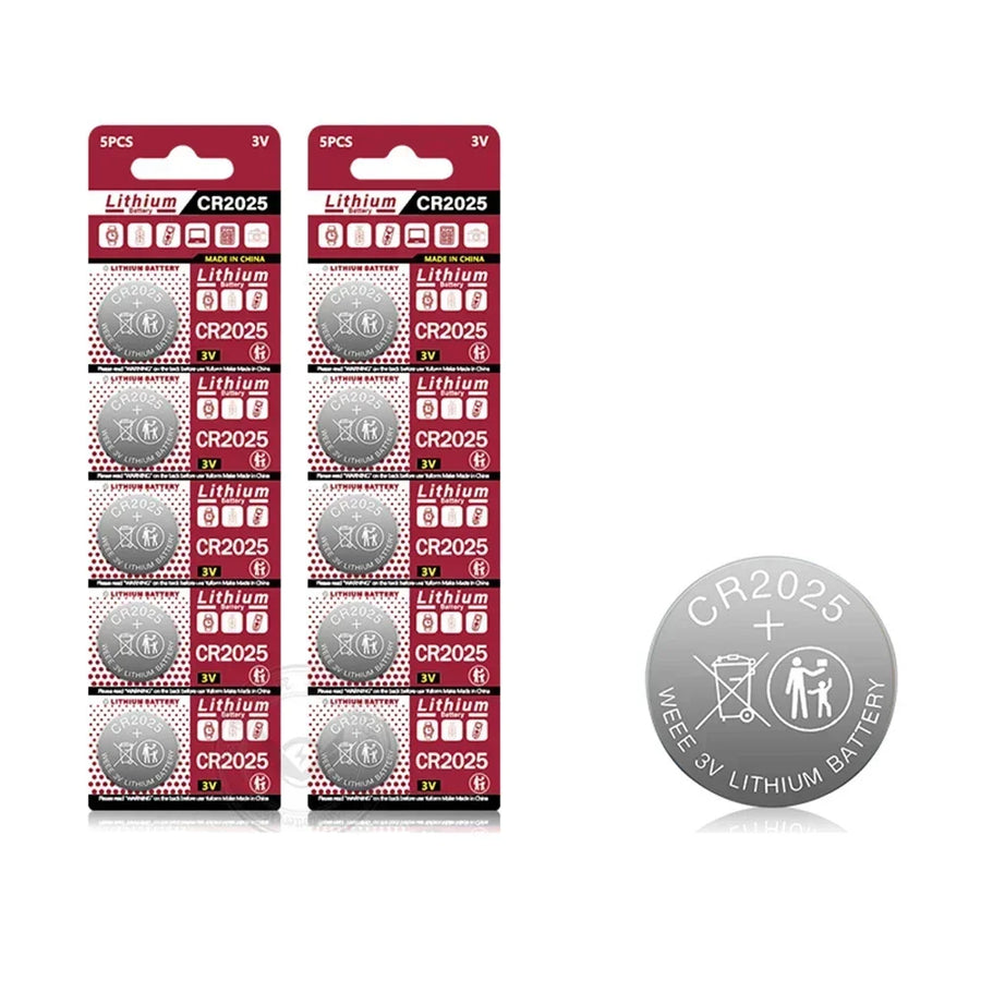 Knopfzellen CR2025, Version 10er-Set — Bild 2