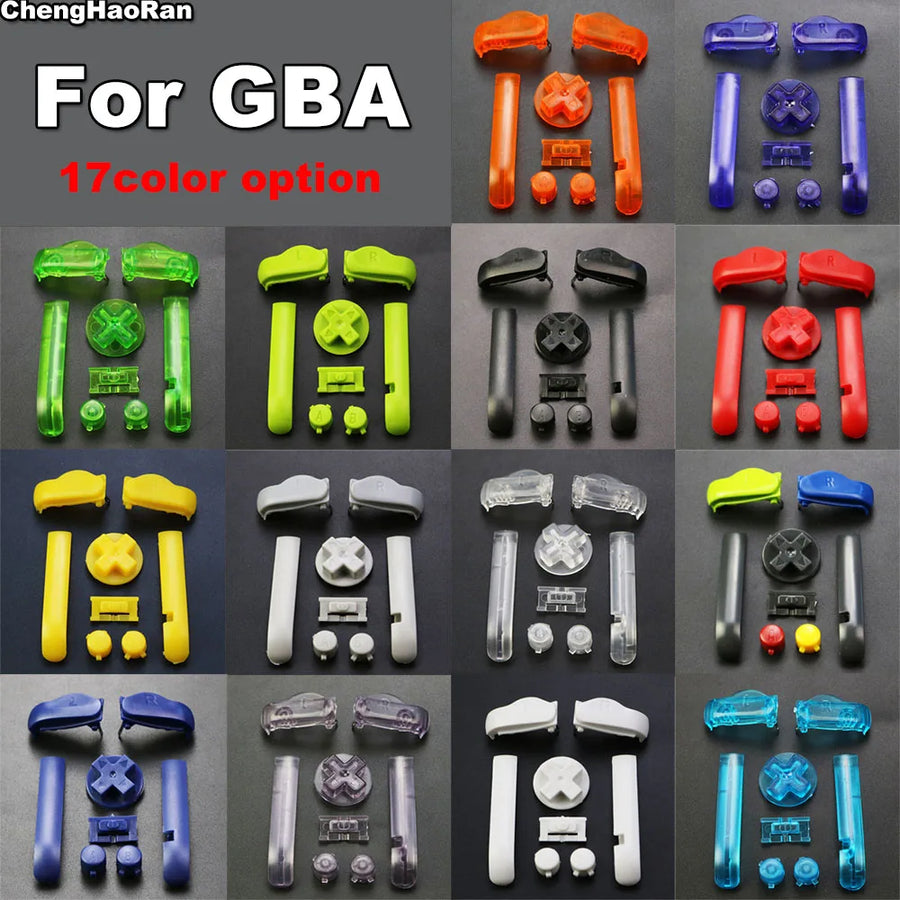 Jeu de boutons de remplacement pour Game Boy Advance : A/B, croix directionnelle et gâchettes L/R — visuel 7