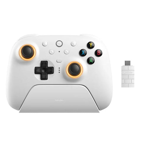 8BitDo Ultimate 2 kabelloser 2,4-GHz-Controller für PC und Android — TMR-Sticks und umschaltbare Hall-Effekt-Trigger