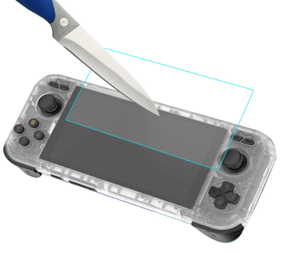 Verre trempé 9H de protection pour l'écran des consoles Retroid Pocket 4 et 4 Pro, visuel 3
