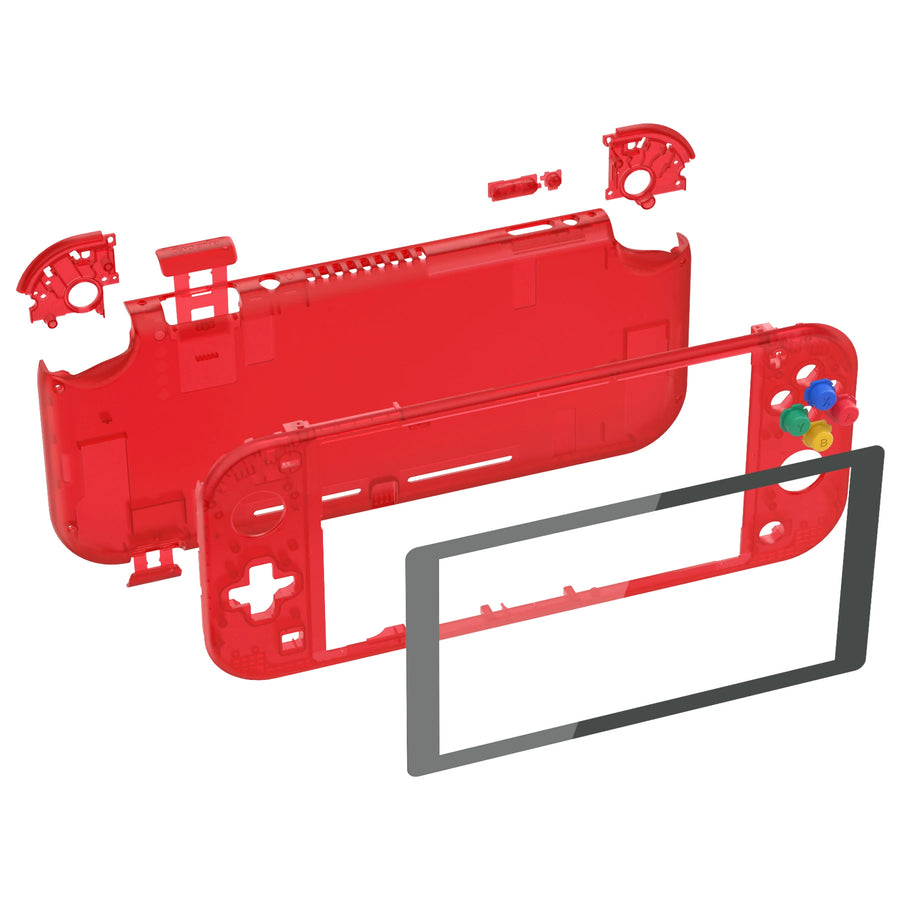 eXtremeRate shell for Switch Lite, translucent red colour — image 34