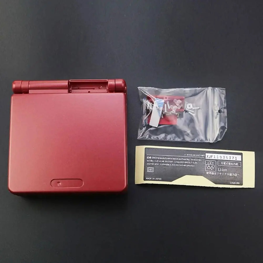 Kit de coque de remplacement complet pour Game Boy Advance SP, avec jeu de boutons et visserie — visuel 6