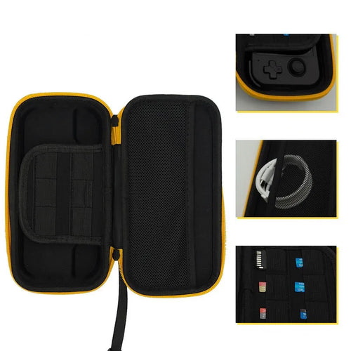 Retroid Pocket 4 Pro Hülle RP3+ RP4 Retroid 3 3+ 4 Konsolen-Aufbewahrungstasche mit gehärtetem Glas, Spielzubehör-Taschen