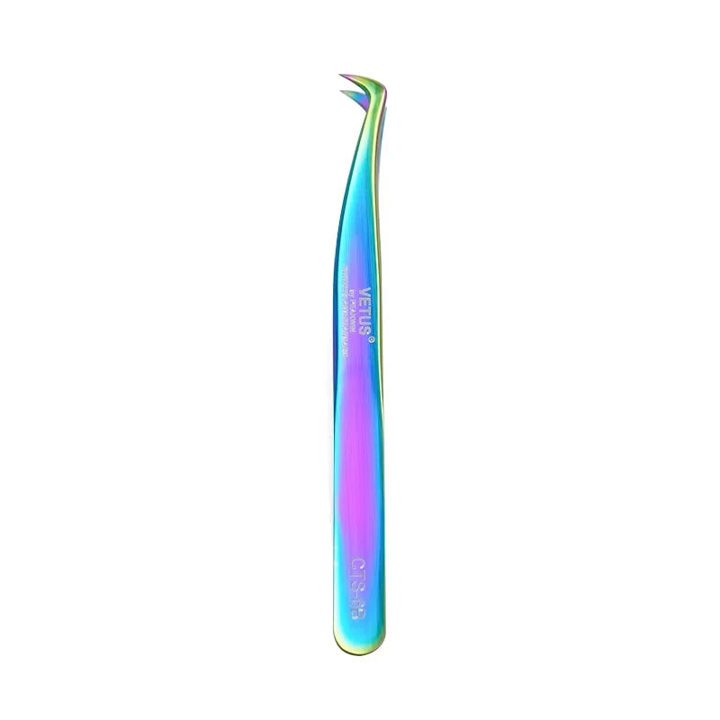 Pincette de précision ESD en acier inoxydable à pointe extra-fine, outil d'atelier pour réparation de consoles rétro — CTS-6B