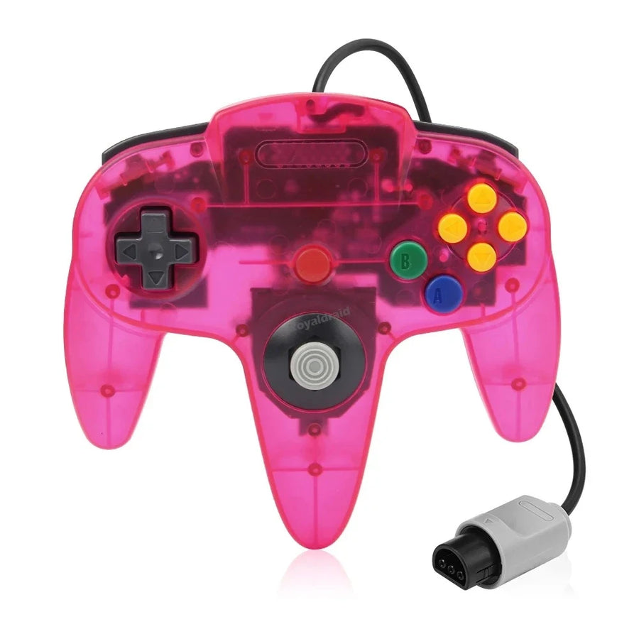 N64 wired controller, pink colour — image 4