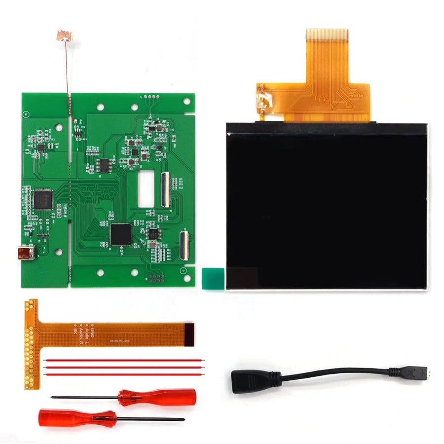 Kit écran IPS 3,5 pouces 640×480 avec sortie HDMI 720p pour Atari Lynx II — Kit écran LCD