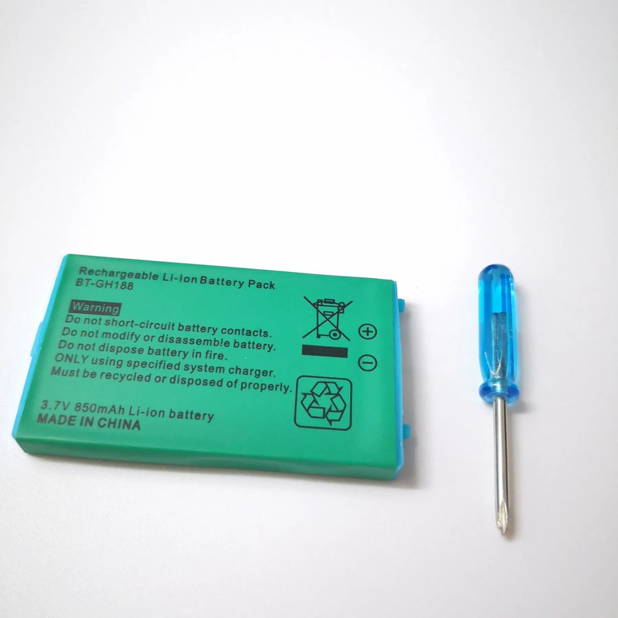 Batterie lithium 3,7 V 850 mAh de remplacement AGS-003 pour Game Boy Advance SP — visuel 2