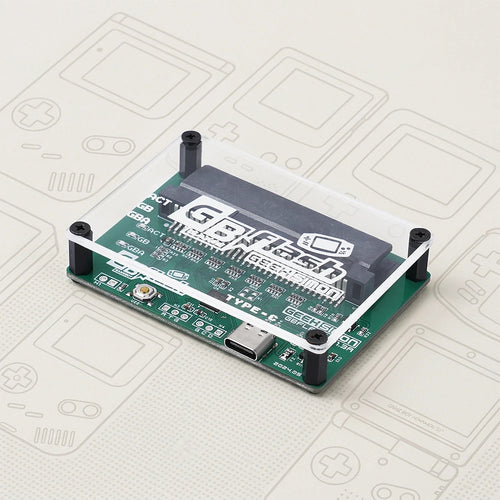 GB, GBC and GBA cartridge reader-writer — GBFlash USB-C, FlashGBX compatible