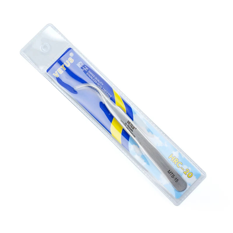 Pincette de précision ESD en acier inoxydable à pointe extra-fine, outil d'atelier pour réparation de consoles rétro — visuel 12