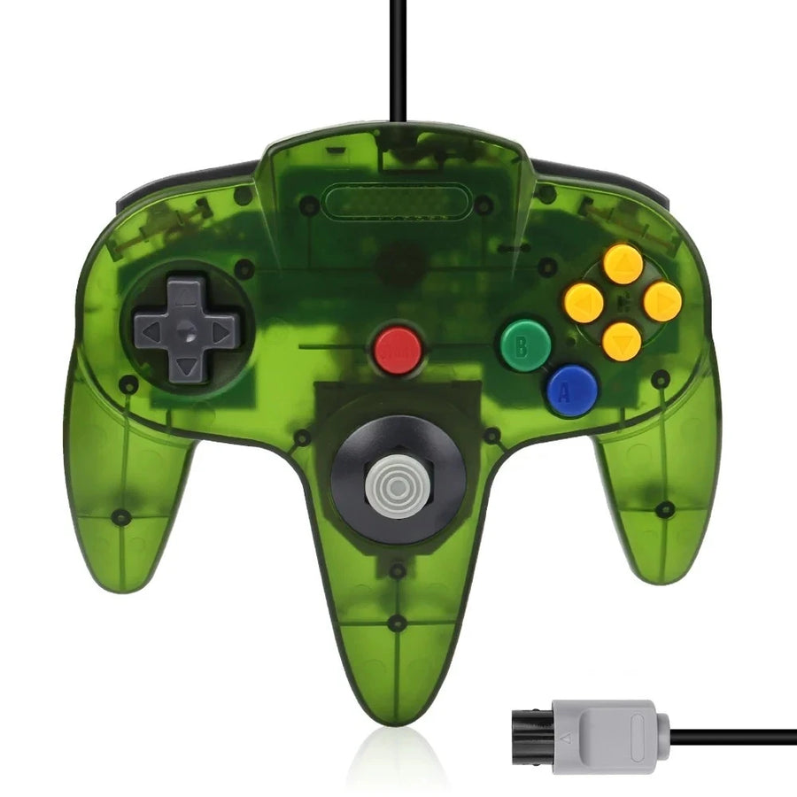 N64 wired controller, green colour — image 9