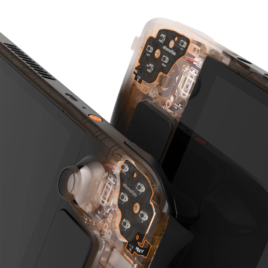 eXtremeRate Clicky kit for Steam Deck OLED face buttons — main view