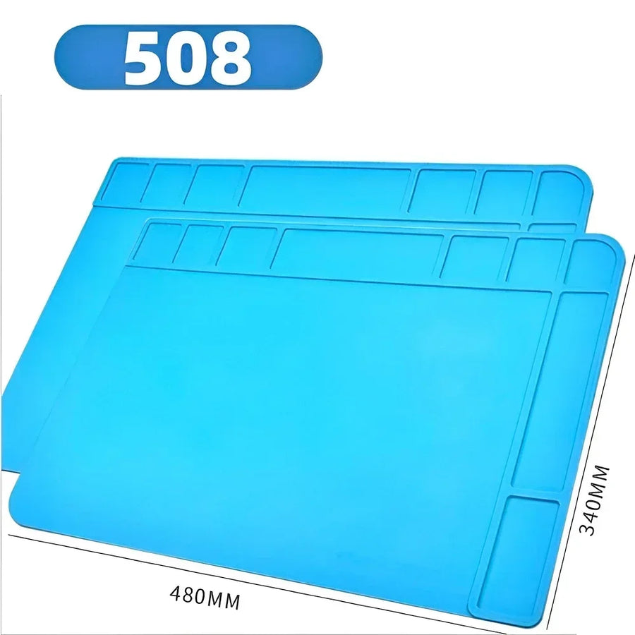 Tapis de soudure en silicone magnétique antistatique pour atelier de réparation — visuel 17