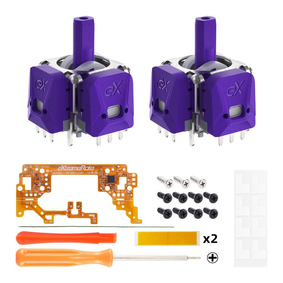 eXtremeRate Hall effect joysticks for PS5 controller, purple 120 gf version — image 7