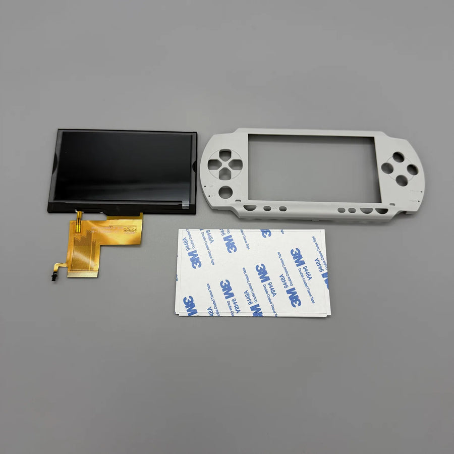 Écran IPS laminé de remplacement pour PSP 1000 — Grise