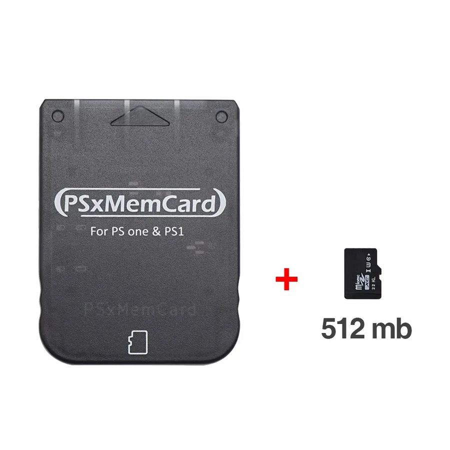 PSxMemCard PS1 memory card, translucent black colour — image 7