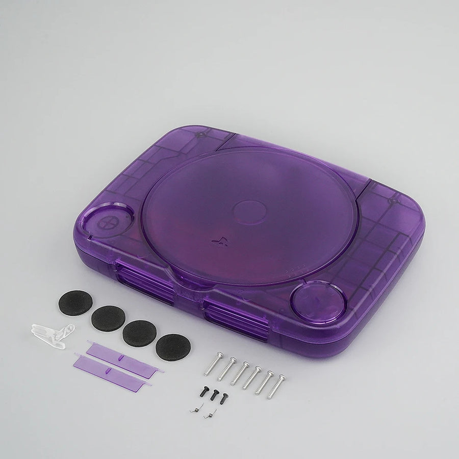 Transparent replacement shell for PSone, transparent purple colour — image 20
