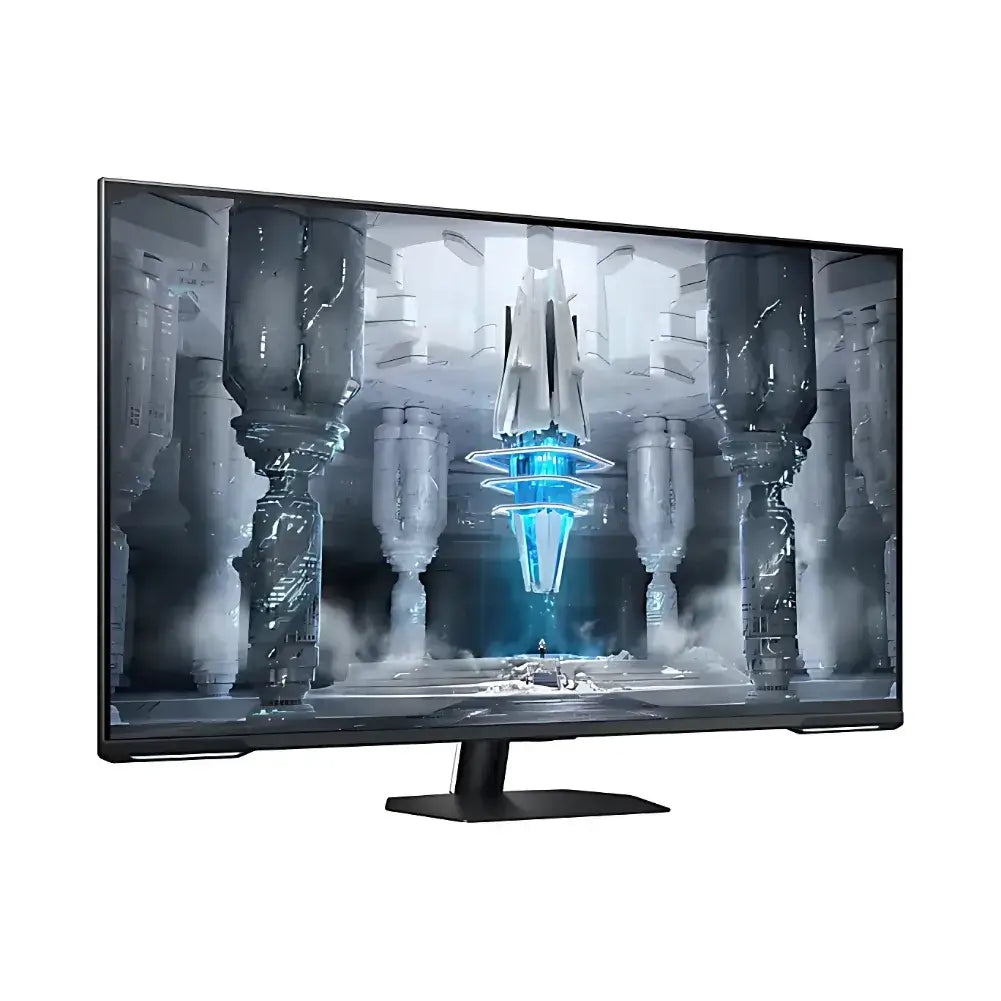 Moniteur intelligent avec Tizen OS et fonctionnalités gaming avancées.