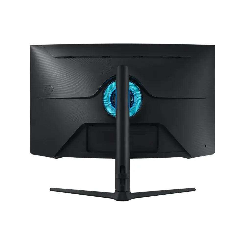 Vue arrière du Samsung Odyssey Neo G7 avec connectiques HDMI et DisplayPort.