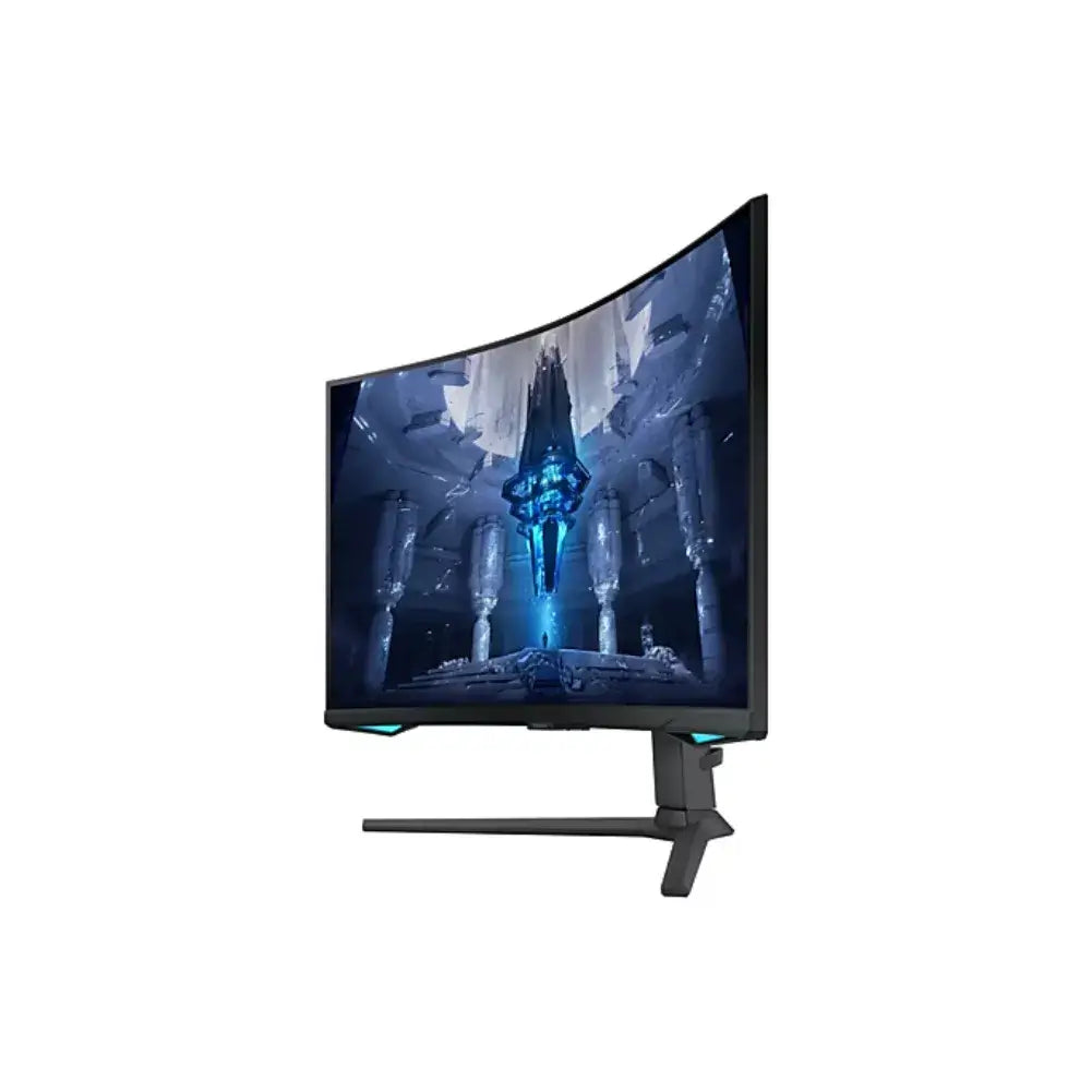 Vue latéral du Samsung Odyssey Neo G7