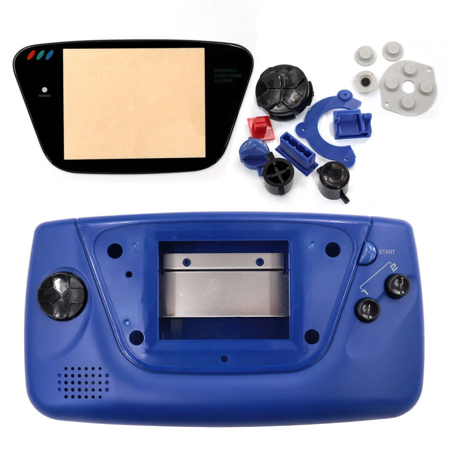 Komplettgehäuse Game Gear Hispeedido, Dunkelblau — Bild 13