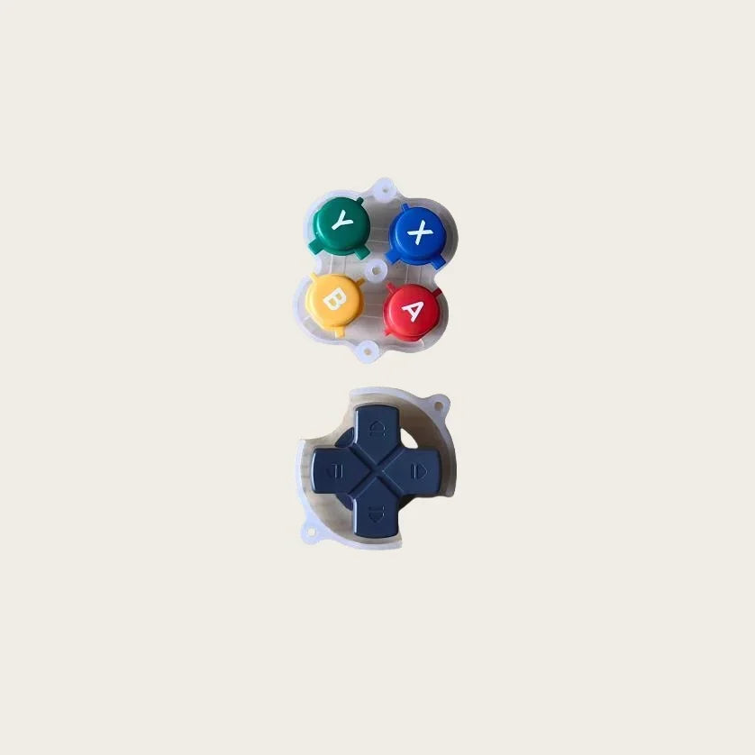 Dunkelgraue Tasten und Steuerkreuz für Retroid Pocket 5