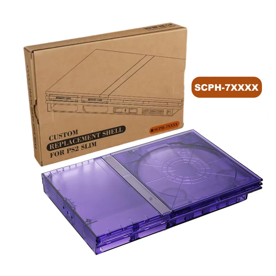 Translucent shell for PS2 Slim, SCPH-7xxxx translucent purple — image 14