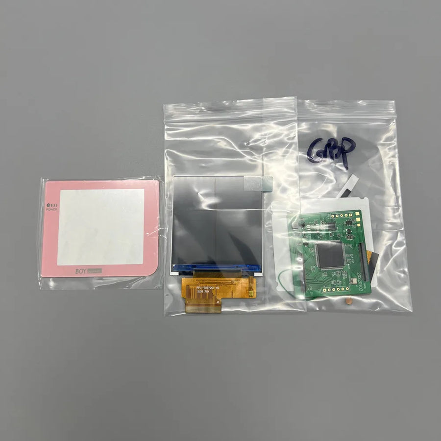 IPS-Display 2,6 Zoll für Game Boy Pocket, rosa Scheibe — Bild 27