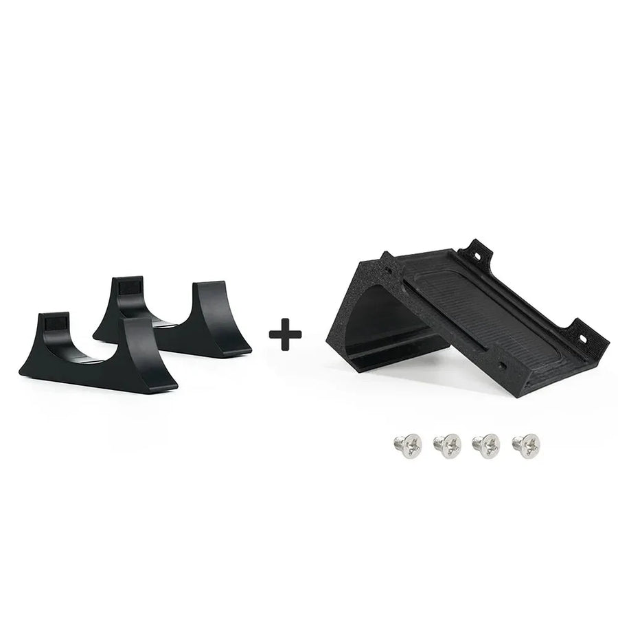2.5-inch hard drive mount for Wii U with pair of console feet and 4 screws