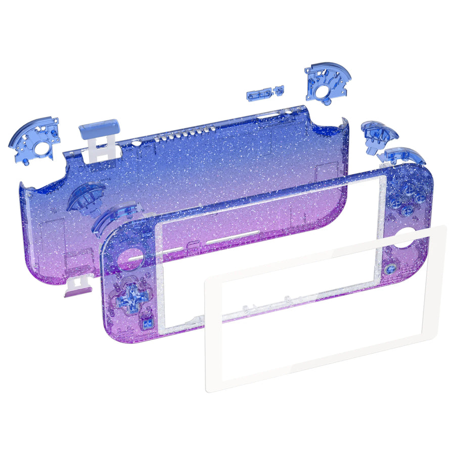 eXtremeRate shell for Switch Lite, glitter hyacinth blue colour — image 45