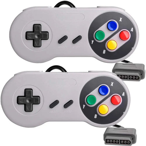 Wired controller compatible with SNES and Super Famicom — classic format
