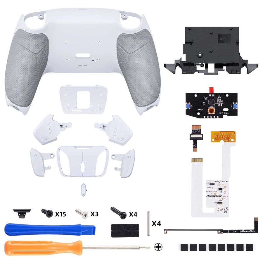 eXtremeRate RISE4 V3 Kit für PS5-Controller, Farbe Weiß Soft-Touch — Bild 40