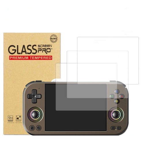 Für Anbernic RG477M Displayschutzfolie aus gehärtetem Glas, RG477M Spielkonsole, 9H hohe Auflösung HD Displayschutzfolie