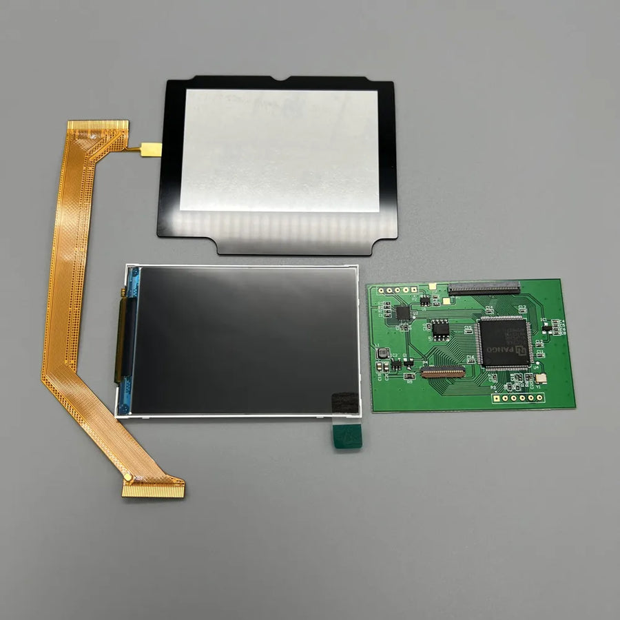 Écran IPS 3 pouces de remplacement pour Game Boy Advance SP — Écran 3,0 pouces SP noir