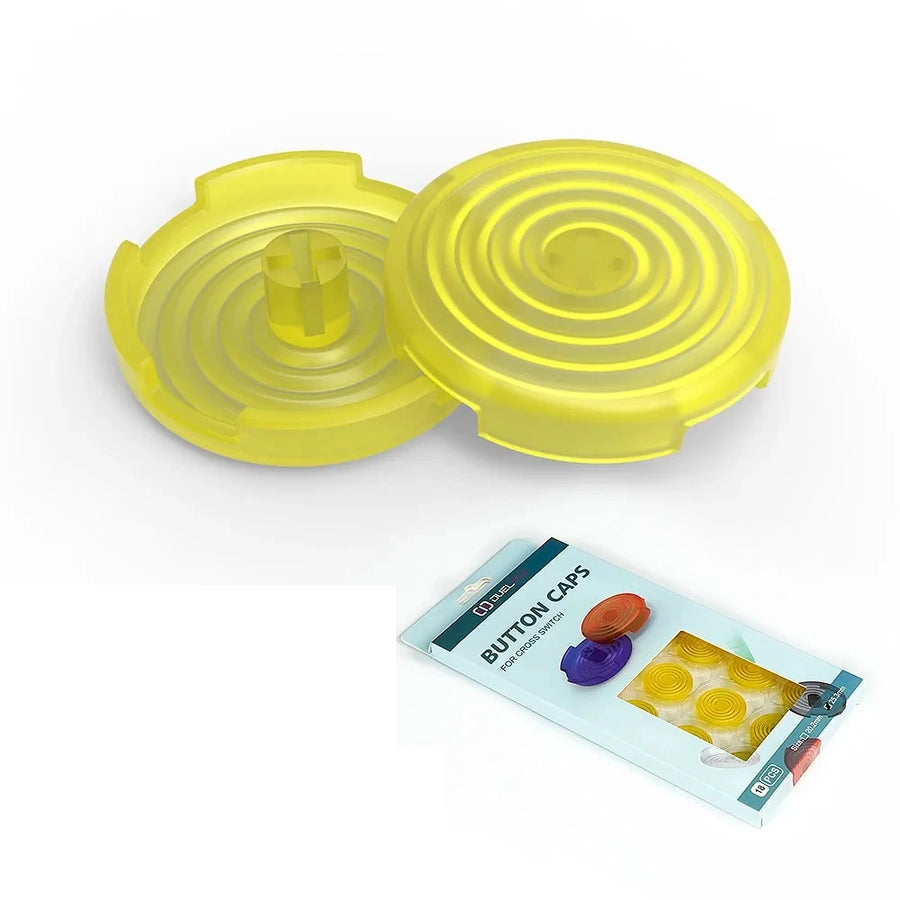 TicKnot hitbox button caps, translucent yellow — image 12