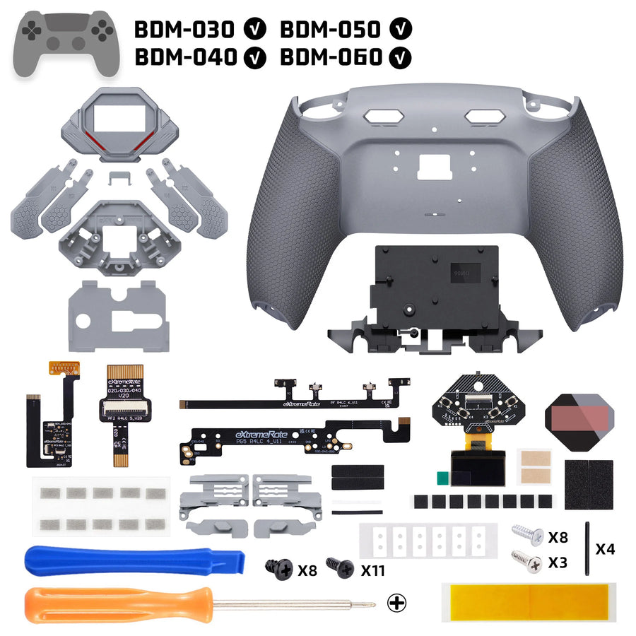 eXtremeRate SPARK back button kit for PS5 controller, Classic grey — image 31