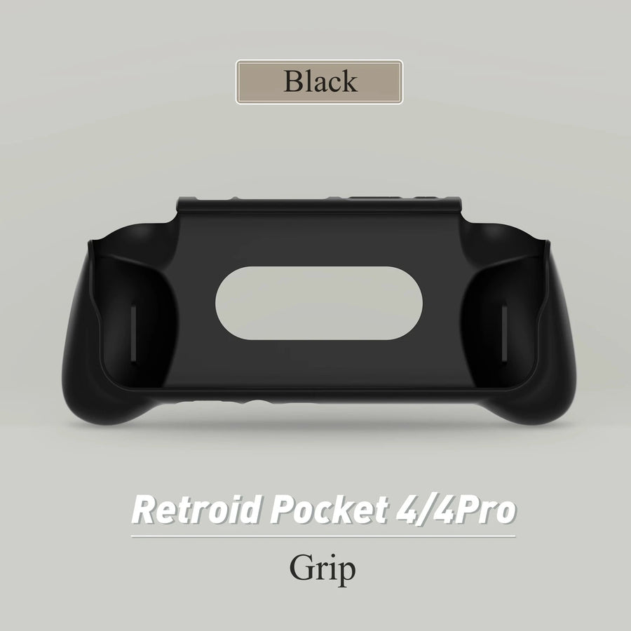 Grip ergonomique en TPU pour les consoles Retroid Pocket 4 et 4 Pro, coloris noir et blanc, visuel 9