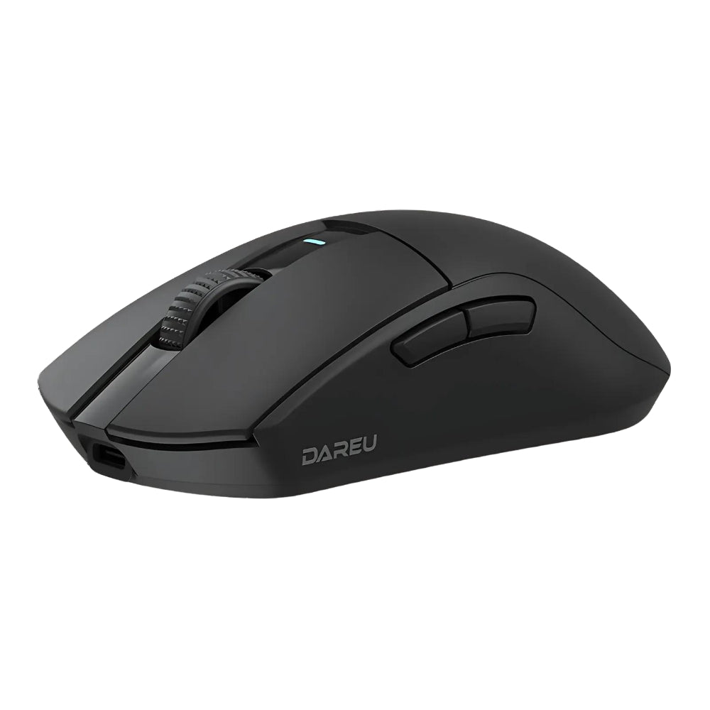 Souris gamer dareu de couleur noir vue angle