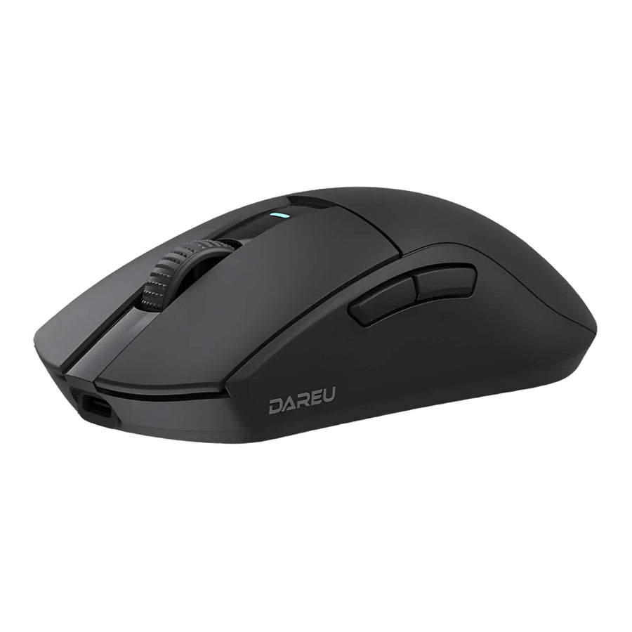 Souris gamer dareu de couleur noir vue angle