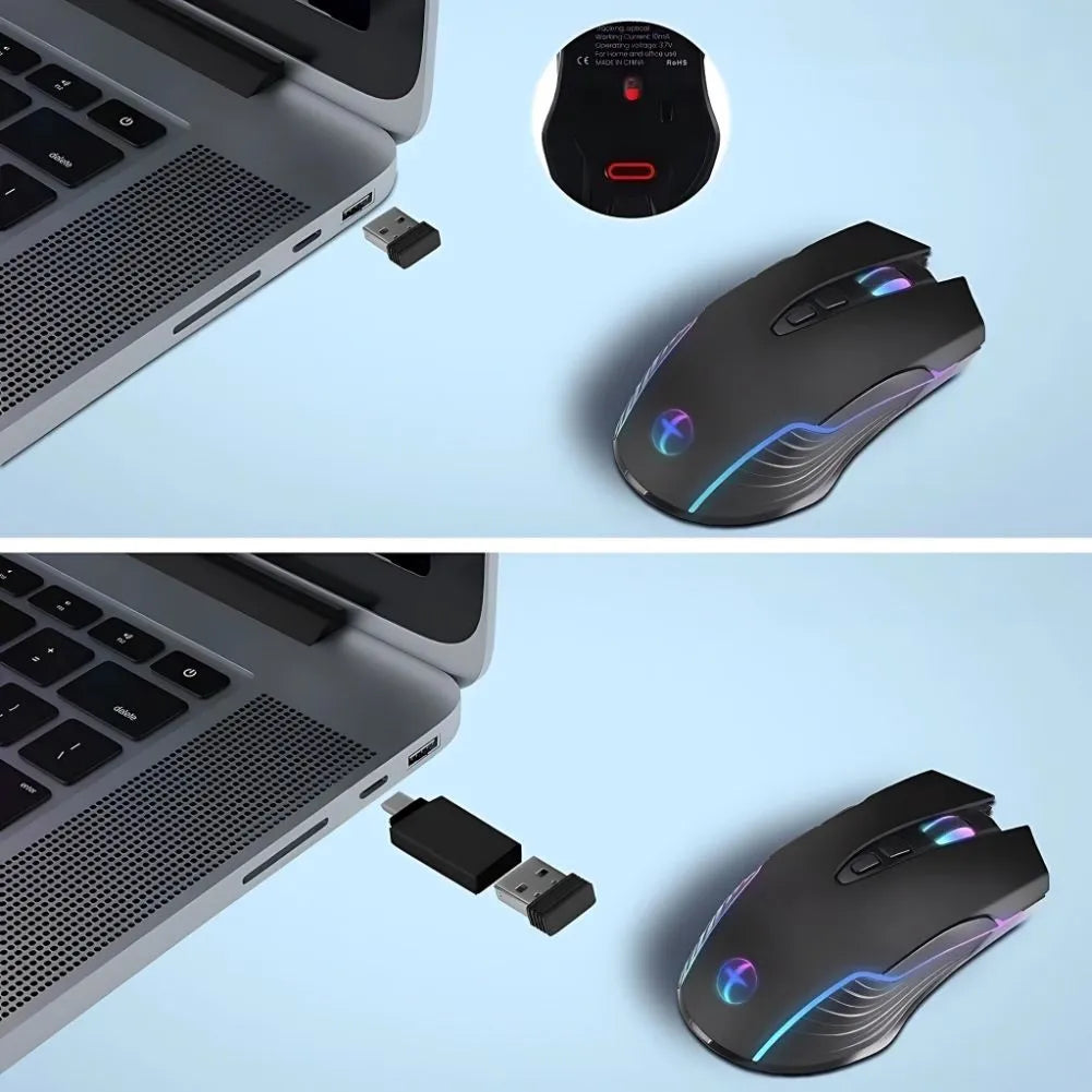 Souris Gamer Mode Jiggler Noir 3