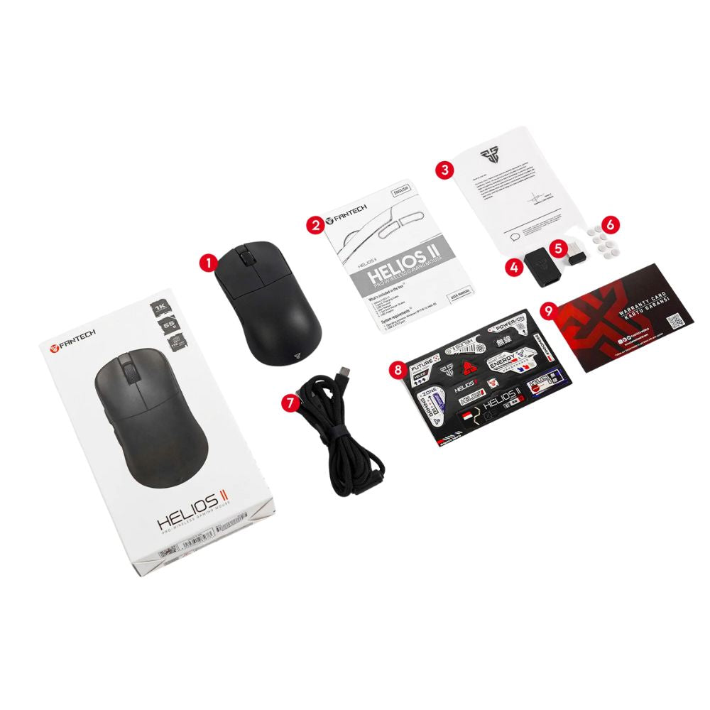 Souris Gamer Sans-fil Helios 2 Manuel